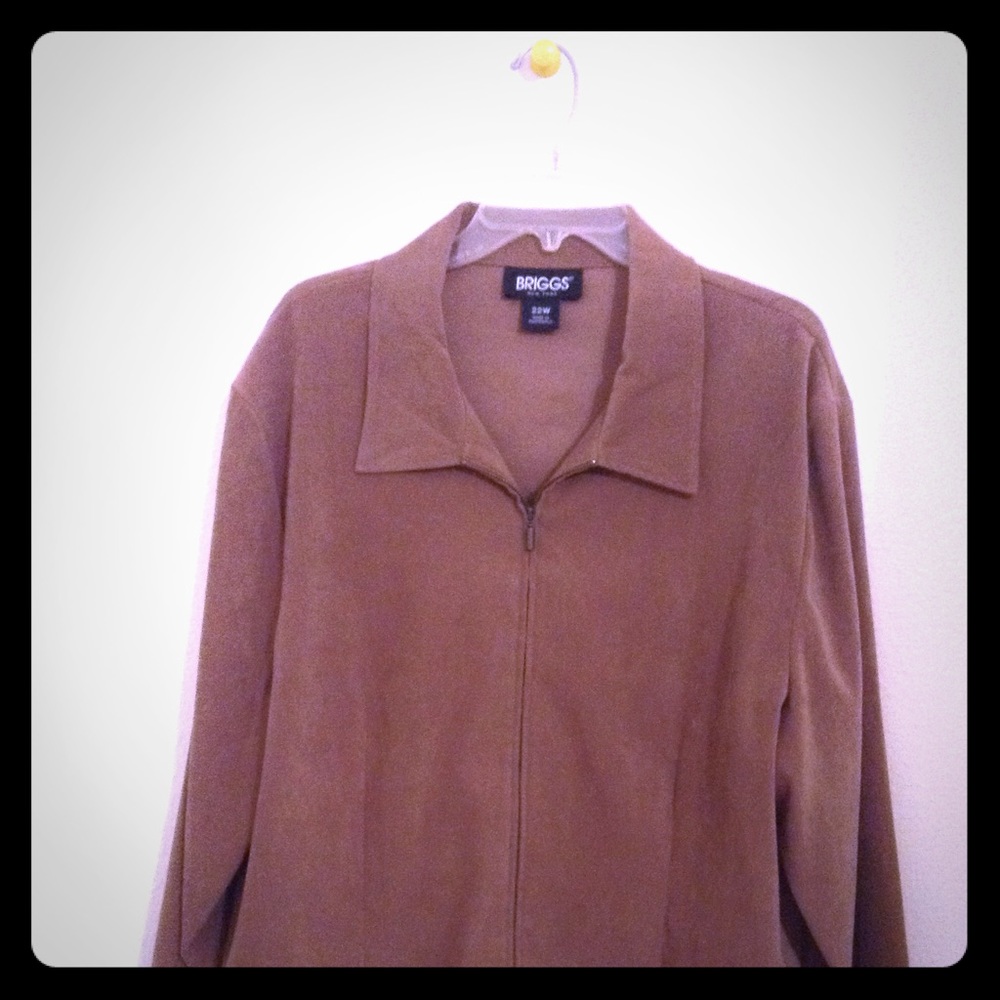 Faux Suede Jacket